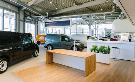 Volkswagen Bedrijfswagen showroom