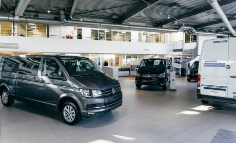Volkswagen Bedrijfswagen showroom