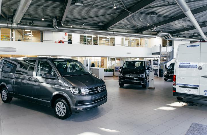 Volkswagen Bedrijfswagen showroom